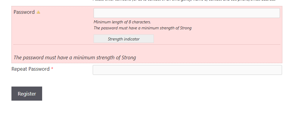 Password strength