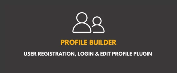 Profile Builder - frontend user registration, login and edit profile plugin