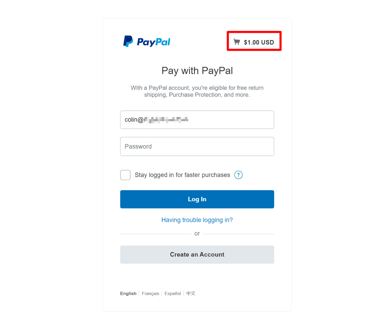 PayPal summary