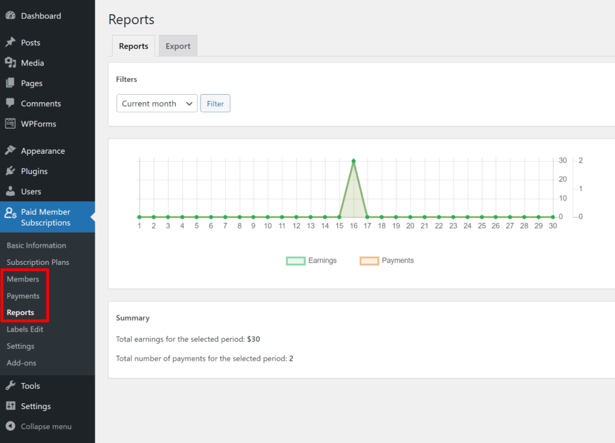 View donation revenue