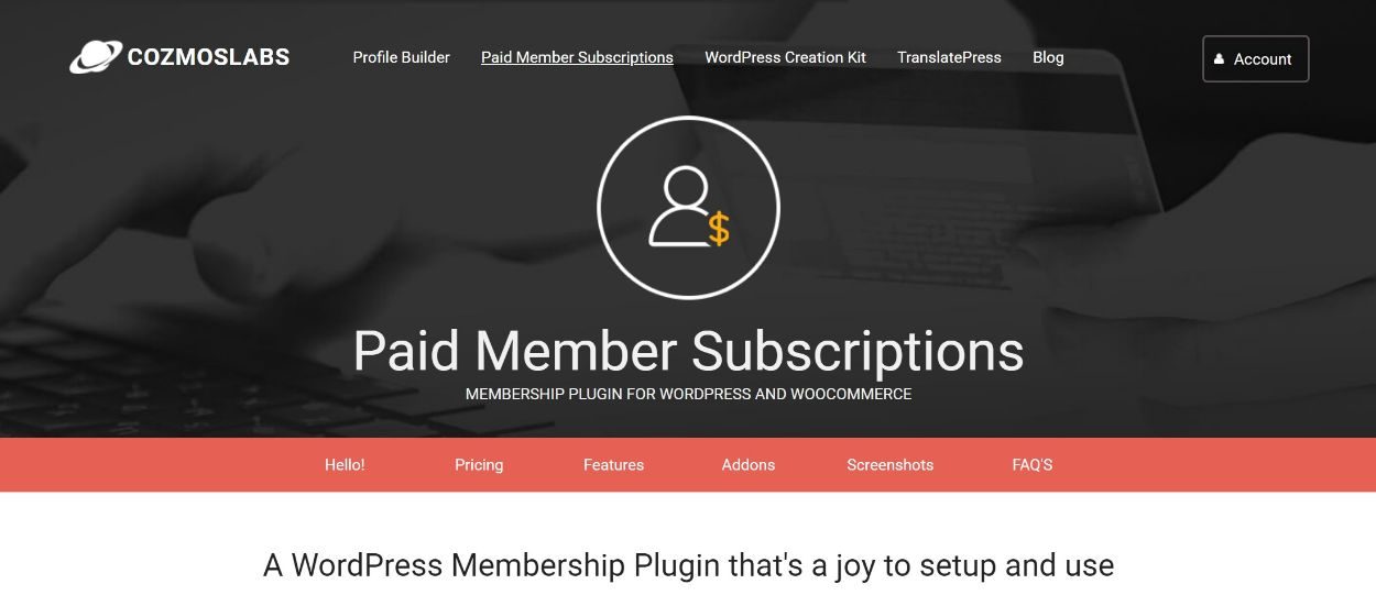 Paid Member Subscriptions