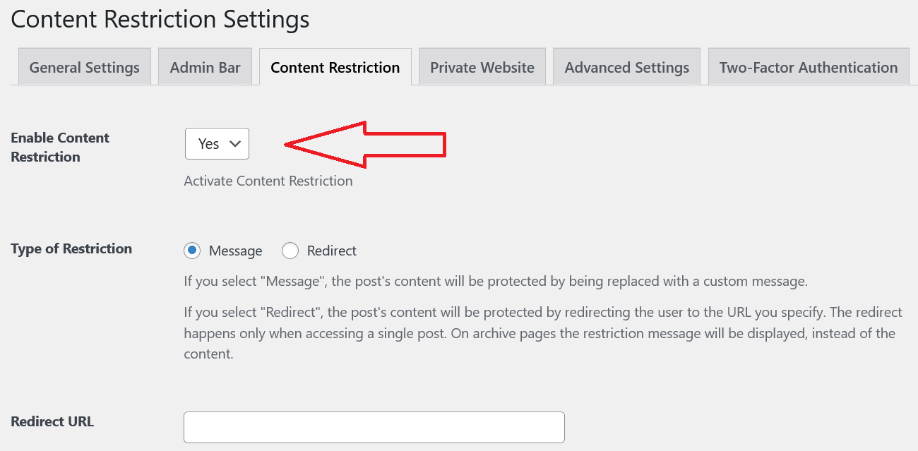 Enable content restriction to hide products by user roles
