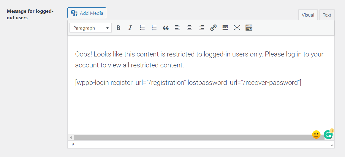 Message Customization for WordPress Password Protection