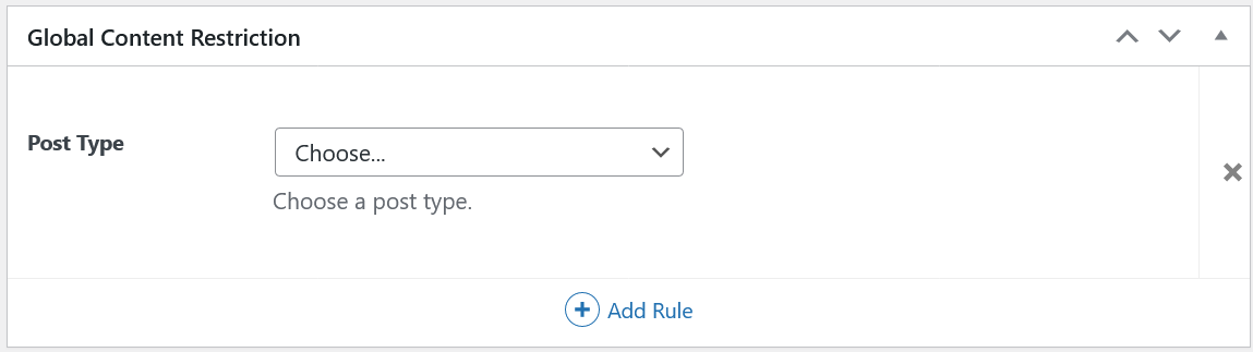 Using content restriction functionality in Subscription Plan