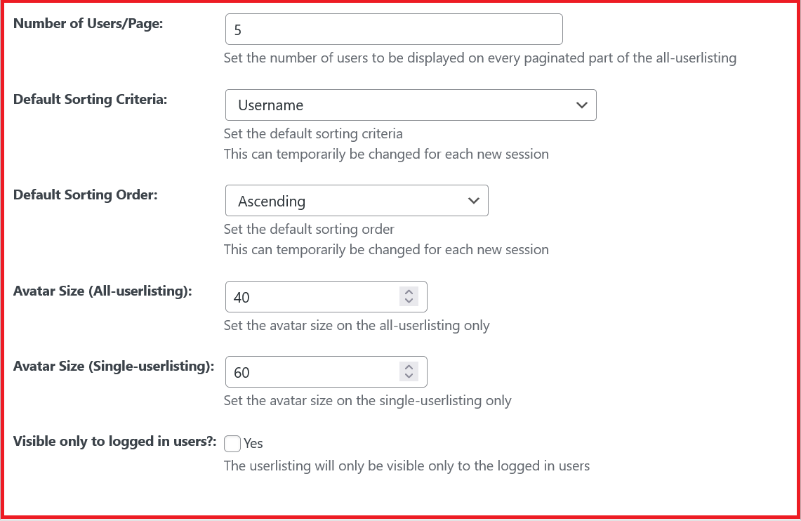 Pagination in Profile Builder Pro