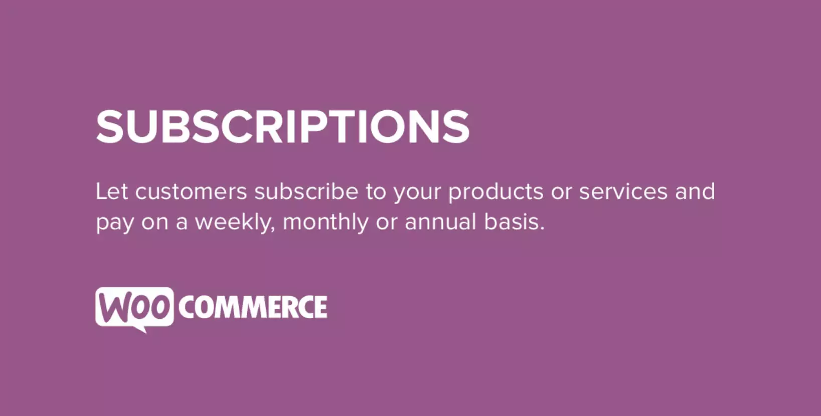 WooCommerce Subscriptions