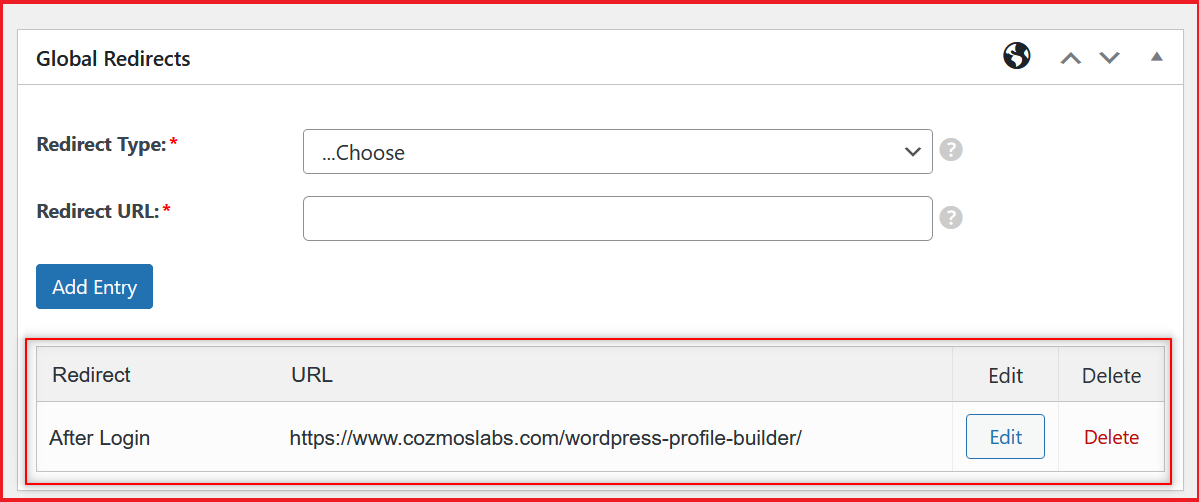 WordPress redirect on login to another page
