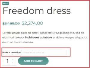 YITH WooCommerce donation plugin