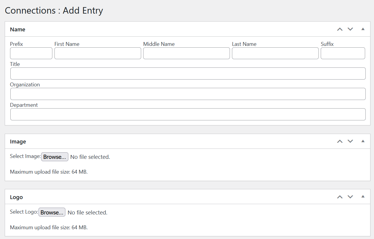 Adding listings manually