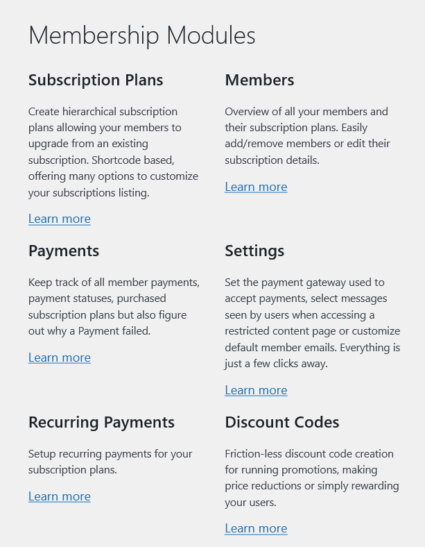 Paid Member Subscriptions Pro