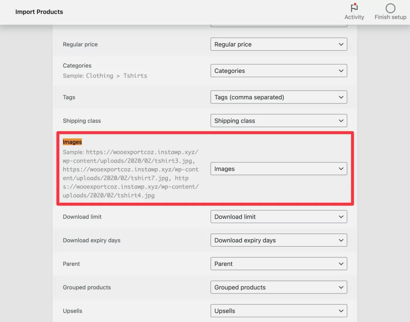 Make sure that WooCommerce detected product images