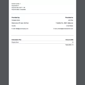 Invoices PDF