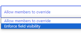 BuddyPress addon Allow Custom Visibility field setting