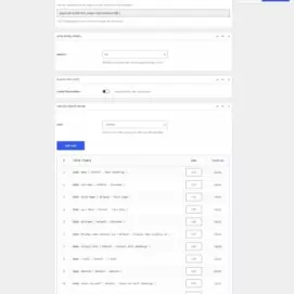 Multiple edit profile forms settings page