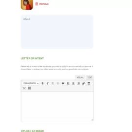 WordPress edit profile page built with the Profile Builder plugin