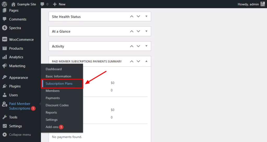 adding new subscription plan in paid member subscriptions plugin