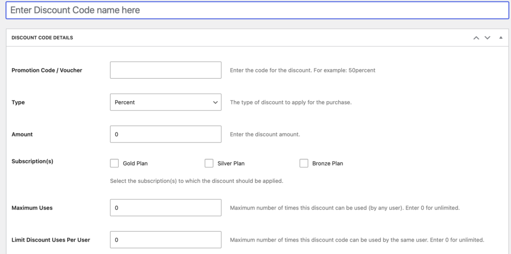 Create membership discounts with Paid Member Subscriptions