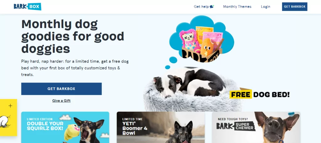 barkbox pet subscription business idea