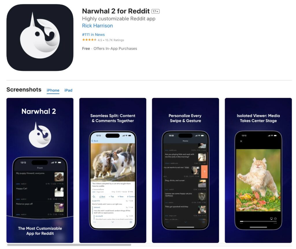 Narwhal SaaS app