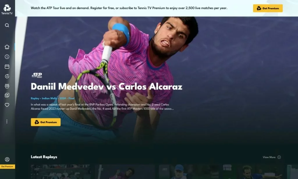 TennisTV content subscription