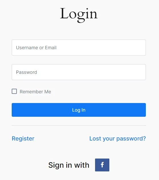 Profile Builder Pro - Social Connect - Application Settings - Facebook in Login Form