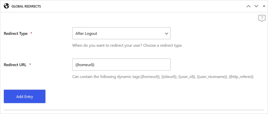 WooCommerce logout redirect