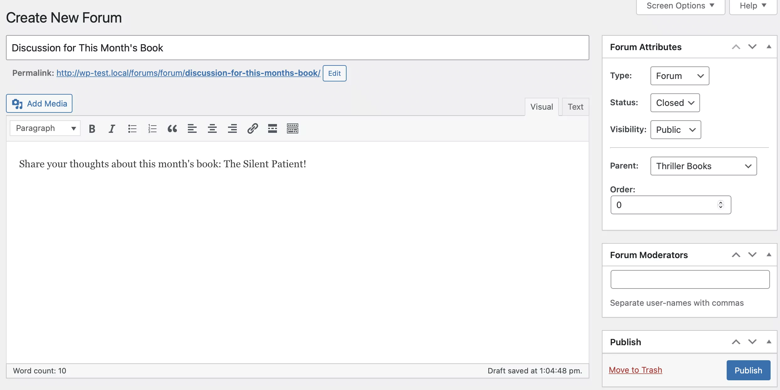 How to build a forum website with bbPress