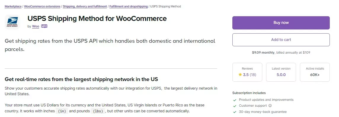USPS Shipping Method for WooCommerce