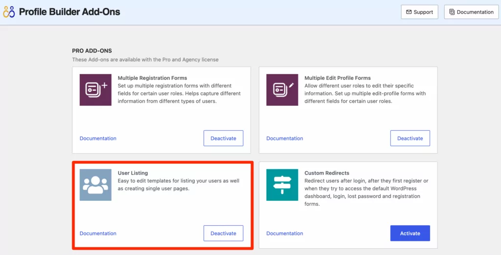 Install the User Listing add-on to create a WordPress map