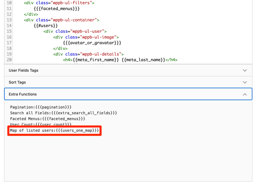 How to display all members on your user map