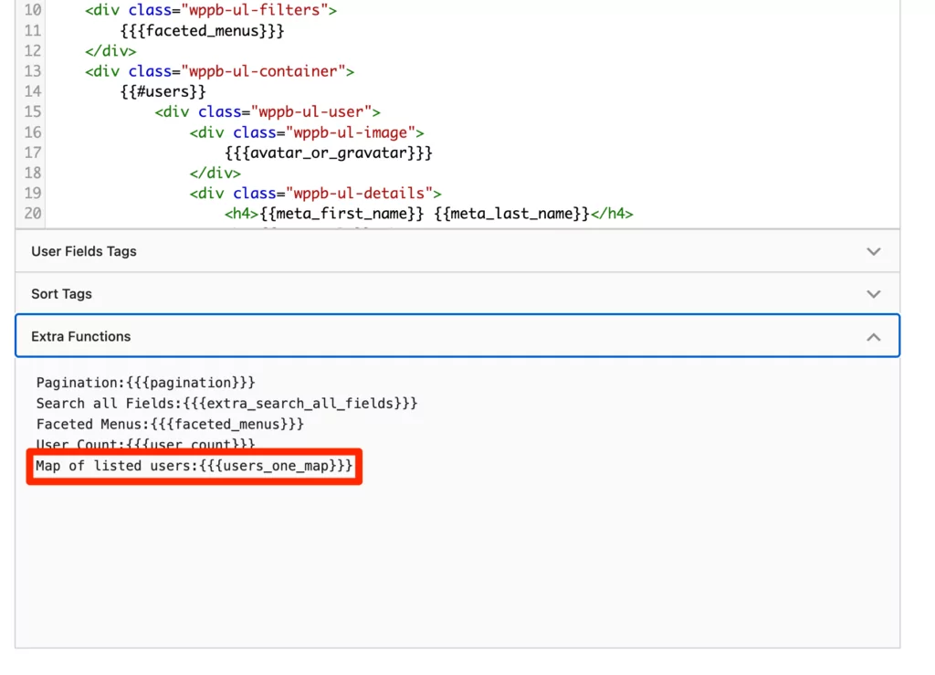 How to display all members on your user map