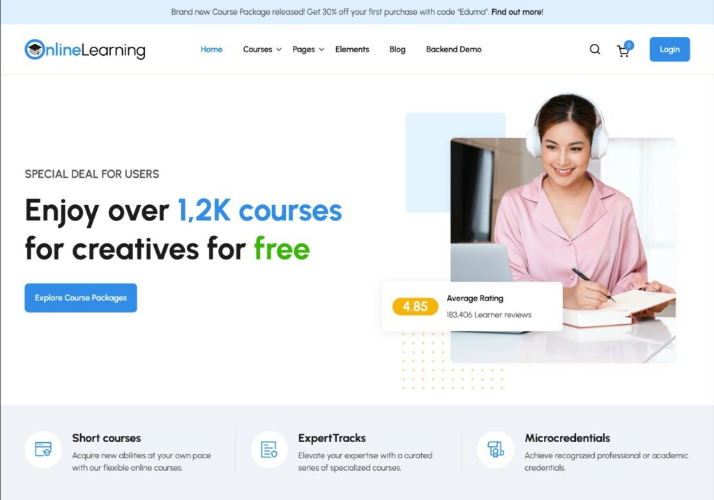 Eduma theme