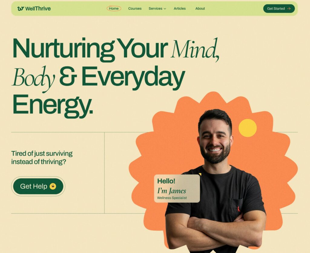 WellThrive WordPress LMS theme for Tutor LMS