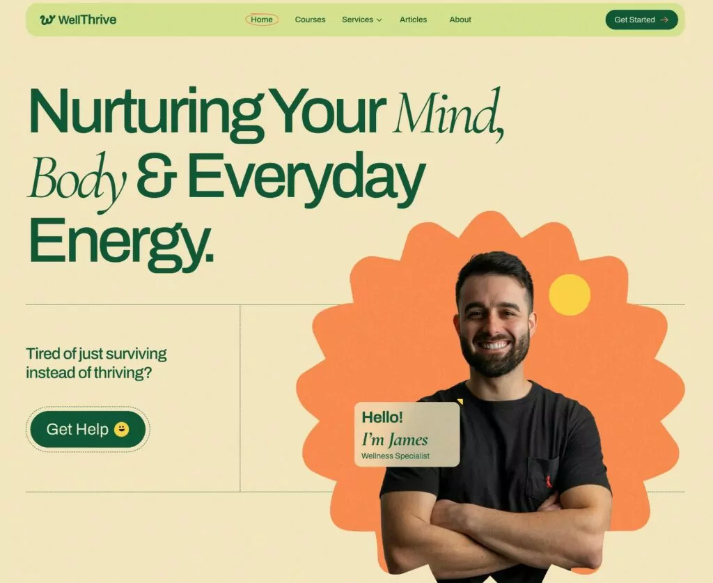 WellThrive WordPress LMS theme for Tutor LMS