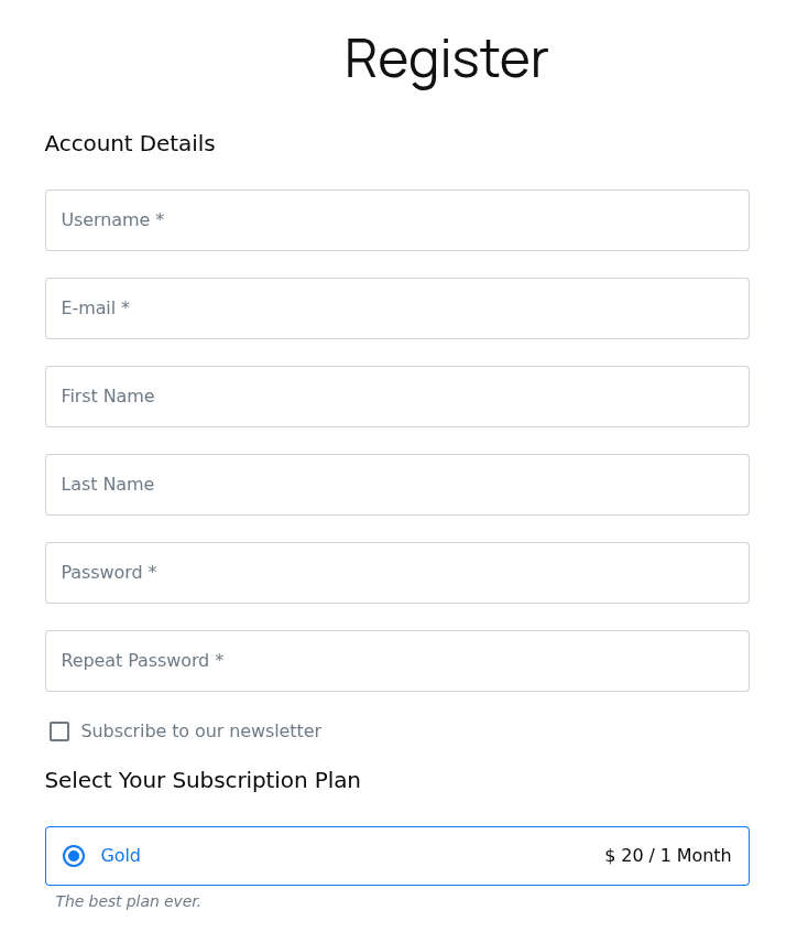 email marketing checkbox