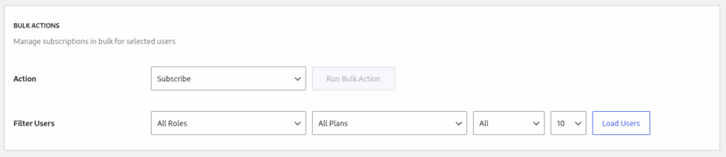 email marketing bulk actions