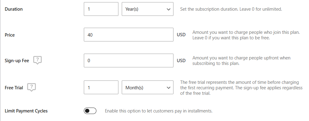 flexbile billing options for complex subscription