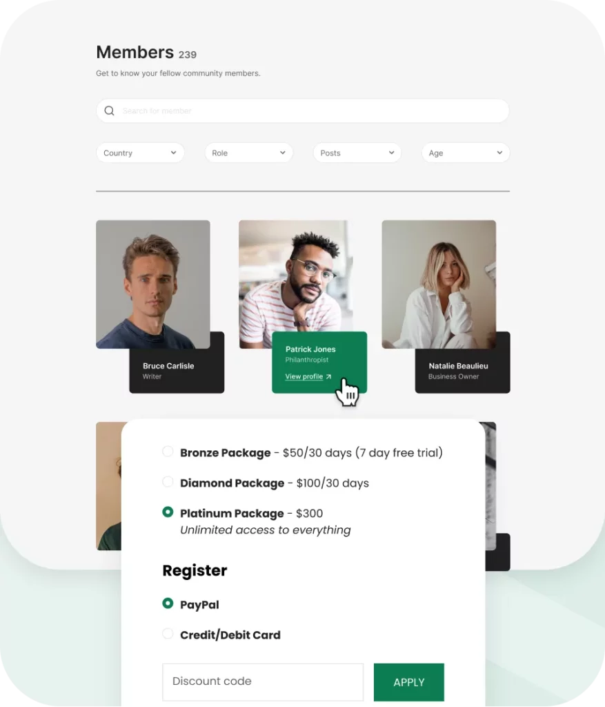 Building a premium online community