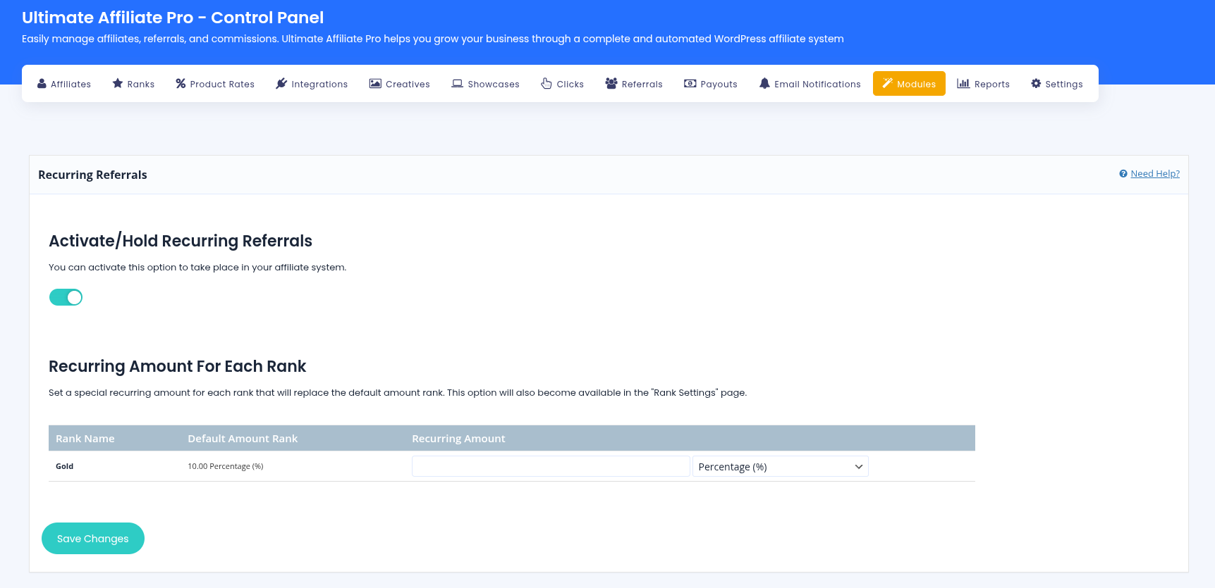 Ultimate Membership Pro PMS Integration Recurring Commissions