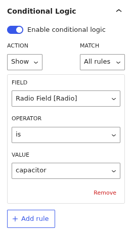 pb form builder conditional logic