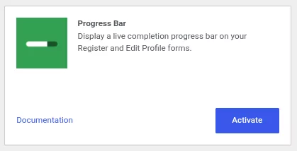 pb progress bar add-on card